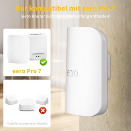 Dunear eero Pro 7 Wandhalterung, Stabilem ABS-Halterung mit Kabelmanagement für eero Pro 7 Triband-Mesh-WiFi-7-Router, Platz Sparend & Einfache Installation (3er Pack)