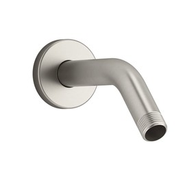 Corla 2PC Shower Arm Flange 2.5” Round | Modern Universal Escutcheon Replacement Cover Plate (Brushed Nickel)