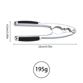 Luckious Nut Cracker - Heavy Duty Walnut Plier Nutcracker with Non-Slip Handle, Ideal for Nuts and Seafood