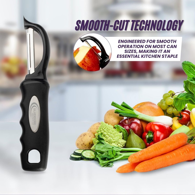 Silverdome Premium Swivel Peeler- Super Sharp Stainless Steel Blades for
