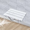 Folding Shower Seat and Bench Wall Mounted, Shower Chair Foldable,