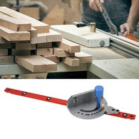 Table Saw Miter Gauge, 19 Inch Adjustable Angle for Woodworking