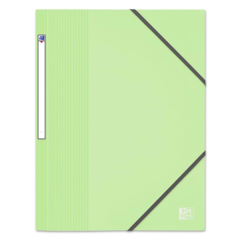 OXFORD School Life 3 Pocket A4 File Folder with Elasticated