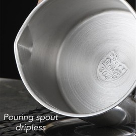 Candle Making Pouring Pot, Stainless Steel Wax Melting Pot with Heat-Resistant Handle, Double Boiler Candle Making Pitcher with Dripless Pouring Spout Design