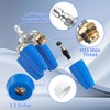 EZALOR 4-in-1 Turbo Nozzle Pressure Washer, 2.0 Orifice Quadruple Turbo