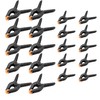 Pack of 20 Clamping Clamps, 2 Inch 3 Inch Spring