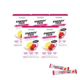 Teazen Energy Tea Boost 10 Sticks x 5 Boxes + Aesabi 2 Sticks / 티젠 에너지티 부스트 10스틱X5박스+애사비 2스틱