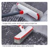 Floor Scrubber with Long Handle, 2 in 1 Scrubbing Brush