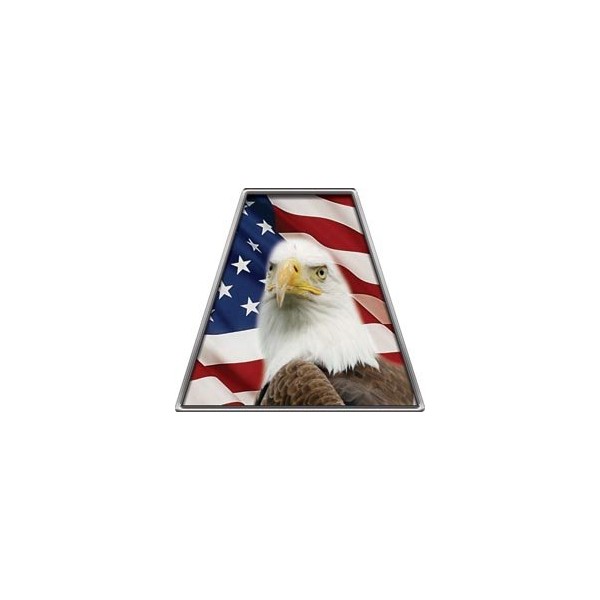 American Flag Eagle Reflective Firefighter Fire Helmet Tetrahedrons - Set