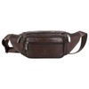 ZZNICK Genuine Leather Fanny Pack/Waist Bag/Organizer with Adjustable Belt, Multiple