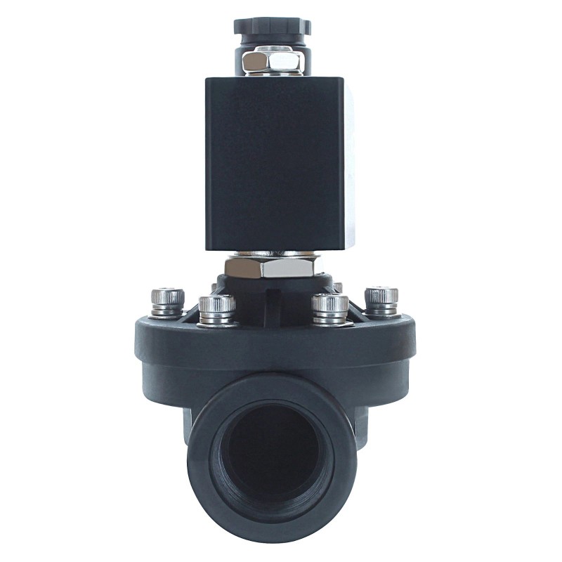 EHCOTECH 3/4" NPT, 24V AC N/O Solenoid Valve Plastic Potable
