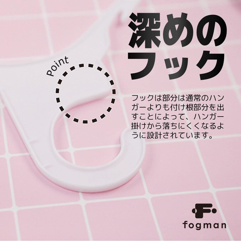 fogman Pet Hangers for Dogs and Cats Clothes Dedicated Plastic