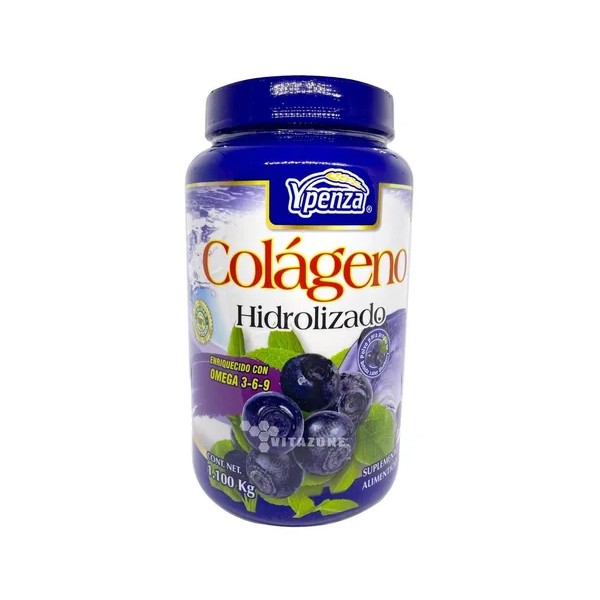 Suplemento en polvo Ypenza Colágeno sabor blueberry x 1.1kg