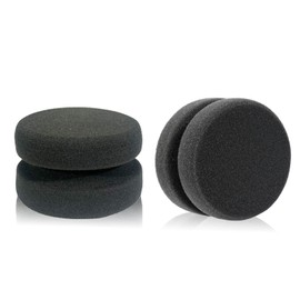 Round Paint Sponge – 2PCS 3.1 Inch Double-Sided Art Craft Sponge for Painting, Car Waxing & Kitchen Cleaning, Wall Repairing – Soft, Reusable Multi-Use Paint Applicator