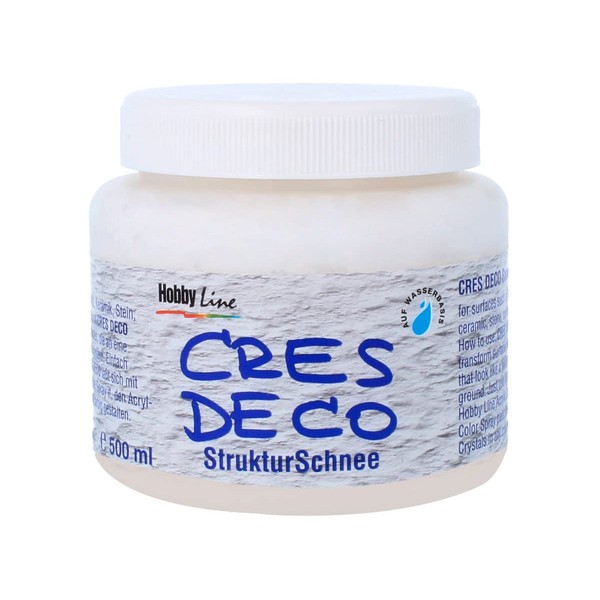 Hobby Line Cres Deco Texture Snow 500 ml