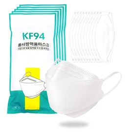 KF94 Korean Mask, 50 Pieces, Non-Woven Fabric, Lipstick, Easy Breath and Anti-Fog, Virus Droplets, Pollen