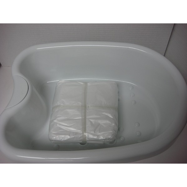 Plastic foot basin for detox foot spa bath tub with 100 liners