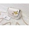 Coach NWT Coach CAM82 Turnlock Card Case With Sketch Butterfly