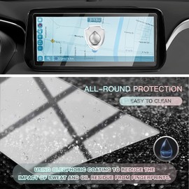 CDEFG Kompatibel mit Hyundai i30 / i30N / i30 Kombi 2021-2023 2024 Auto Navigation Schutzfolie Tempered Glas 9H Kratzfest 10,25 Zoll GPS Transparent Displayschutzfolie Navi Folie Zubehör
