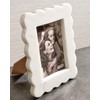 Mud Pie Scalloped Marble Frame, Large, 5x7