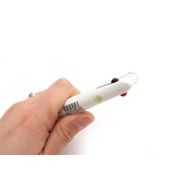 Zebra (ZEBRA) Clip-Ong 2C Ink Color: Black, Red, Axis Color: White B2A3-W