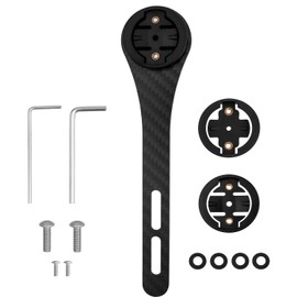 Wolfride Bicycle Mount Cycle Computer Mount Bicycle Computer Bracket Bicycle Mount Holder Handlebar Mount Extension Mount Bicycle Accessories Anti-Swing Shedding Easy Installation