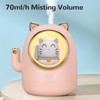 Humidifier Aroma Diffuser Cat Shape 400ml Capacity Timing Humidifier Home