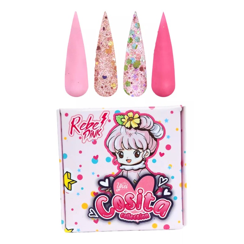 Wapizima Acrílicos De Color Rebelpink Wapizima 3 Colecciones A Elegir