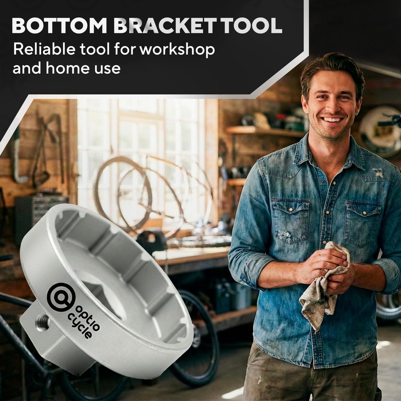 Optio Cycle Bottom Bracket Tool – Centrelock Wrench for 12-notch