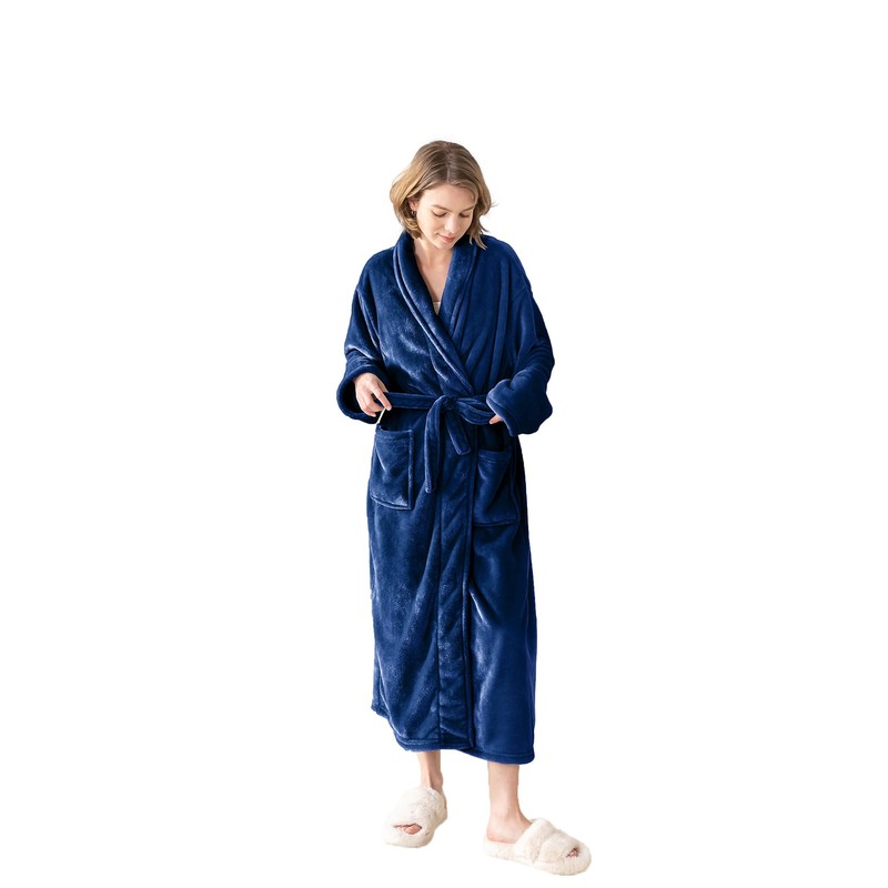 KORBLISS Robes for Women – Premium Plush Fleece Long Bathrobe
