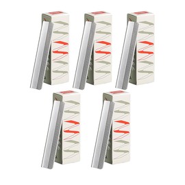 50Pcs Single Edge Razor Blades, Stainless Steel Straight Razor Blade Refills, Eyebrow Trimmer, Body & Facial Hair Blades for Women and Men