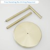Free Standing Toilet Paper Holder Stand,Gold Bathroom Roll Tissue Dispenser,Rustproof