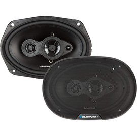 BLAUPUNKT BPS-E694 6x9 4-Way Car Speakers 140W - High-Performance, Deep Clarity Sound, Easy Install – Pair Bundle with Gravity Magnet Phone Holder