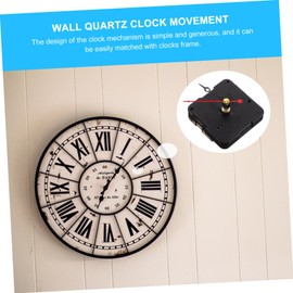TEHAUX 1 Set Silent Wall Clock Mechanism Kit with Replacement Parts for Clocks Durable High Precision for Crafting and Repairs