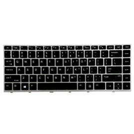 SUNMALL Replacement Keyboard Compatible with HP ProBook 430 G5 / 440 G5 / 445 G5 / 640 G4 / 645 G4 / 640 G5 with Sliver Frame Us Layout No Backlit