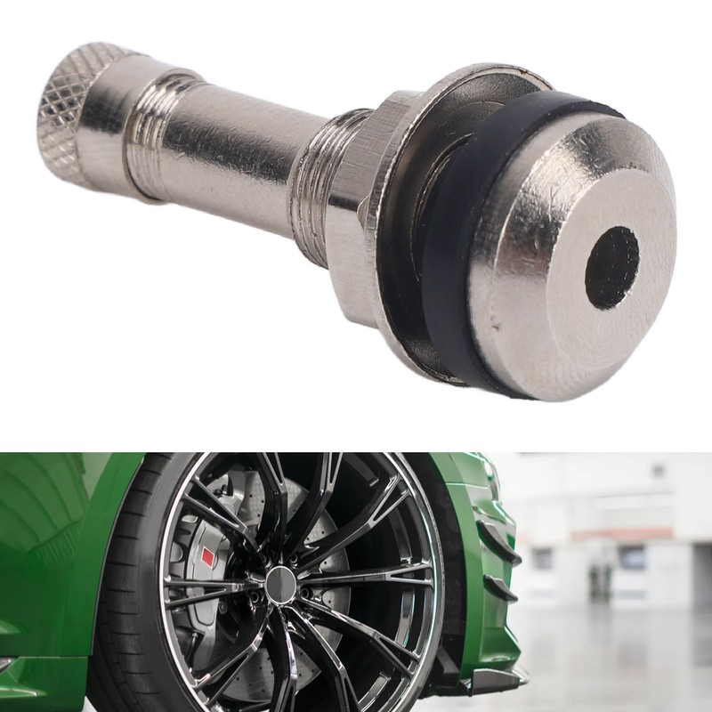 TR416 Tire Valve Stem 1.5 Inch Chrome Plated Clamp In