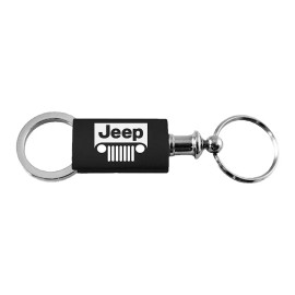 Jeep Grill Valet Pull Apart Key Chain (Black)