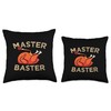 Thankful Turkey Master Baster Thanksgiving Throw Pillow