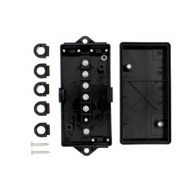 ABN Electrical Wire Connectors Junction Box 2-Pack Trailer, Camper, RV Light 7 Gang/Pole Automotive Wiring Rewiring