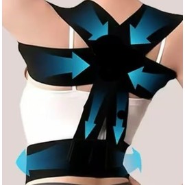 Disnace Rücken Haltungskorrektur Geradehalter, Haltungskorrektur Rücken Damen Herren, Rückenstütze vollständig für Wirbelsäule und Schulter, bietet Schmerzlinderung im Nacken und in der Schulter