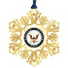 Beacon Design Navy Snowflake Ornament