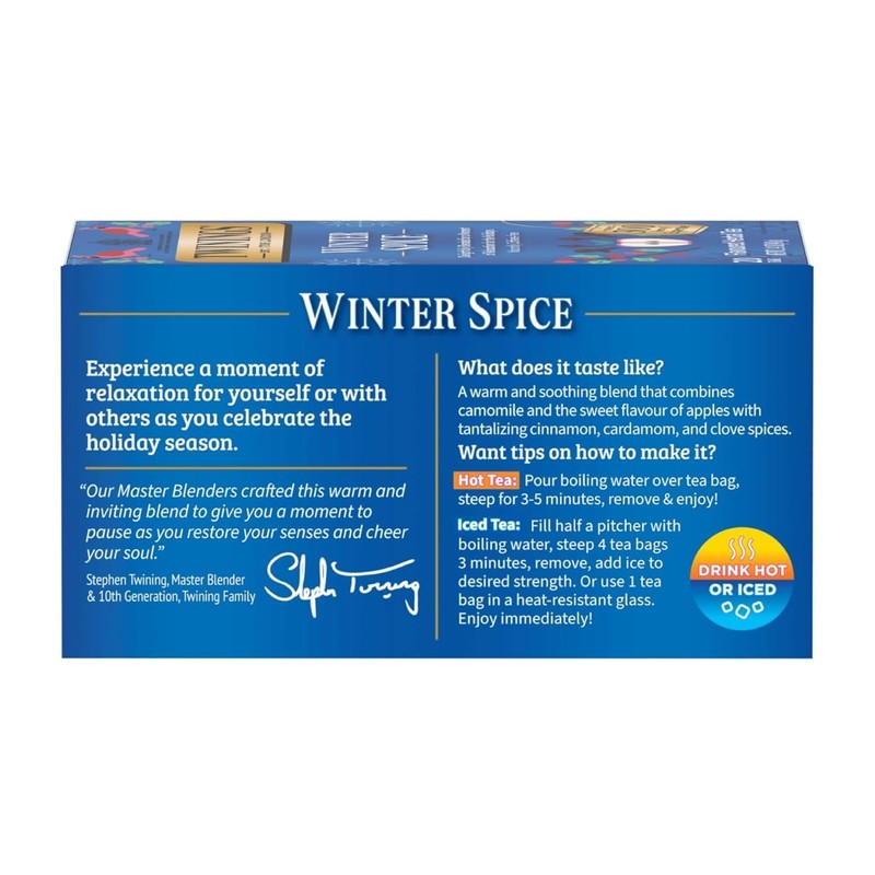 Twinings Holiday Sweet & Spicy Tea Variety 2-Pack – Caffeinated