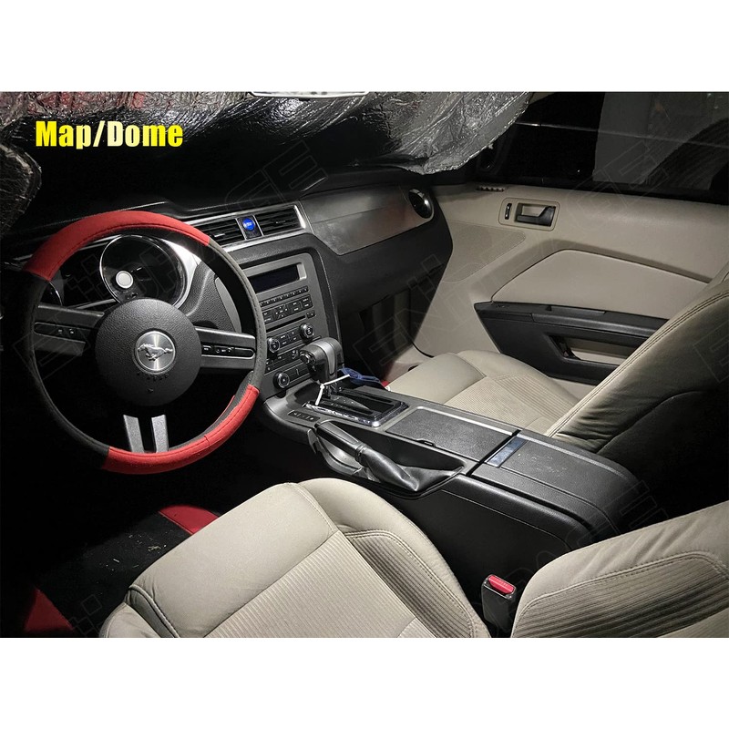 ENDPAGE 7-Pieces Mustang Interior LED Light Kit Compatible with Ford