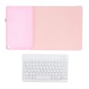 10.6in Backlit Keyboard Case RGB Detachable Keyboard PU Leather Protective