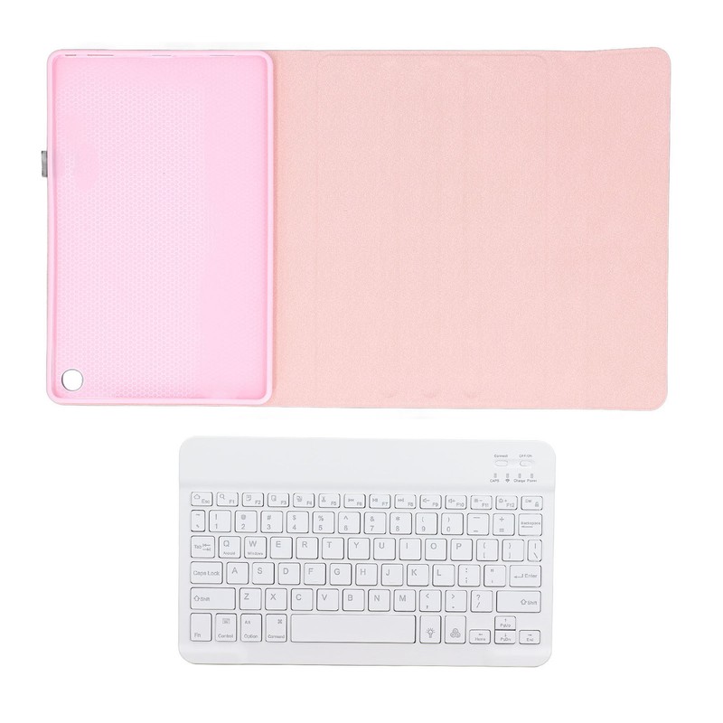 10.6in Backlit Keyboard Case RGB Detachable Keyboard PU Leather Protective