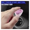 GAOLAOSY Love Heart Car Push Start Button Cover, Funny Metal