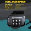 Unbranded Pair Front LED Fog Lights DRL For Chevy Silverado