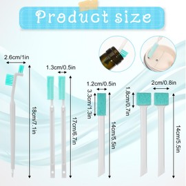 16 Pcs Small Household Cleaning Brushes, Deep Detail Crevice Cleaning Tool Set, Micro Crevice Scrub Cleaner Tool, Detail Tiny Scrub Cleaner Brush for Small Holes Corner Space Keyboard Bottle Tile