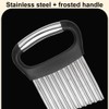 Crinkle Cutter,Stainless Steel Crinkle Cutter for Veggies Potatoes Cucumbers Carrot