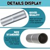 Tandefio 8 PCS Top Rail Sleeve Galvanized Steel Chain Link